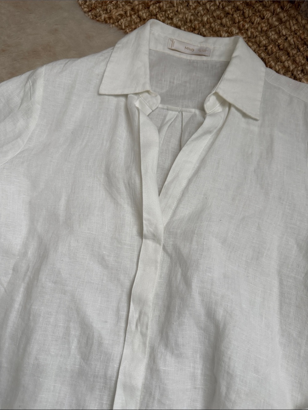 Mango Linen Blouse - Picture 3 of 3
